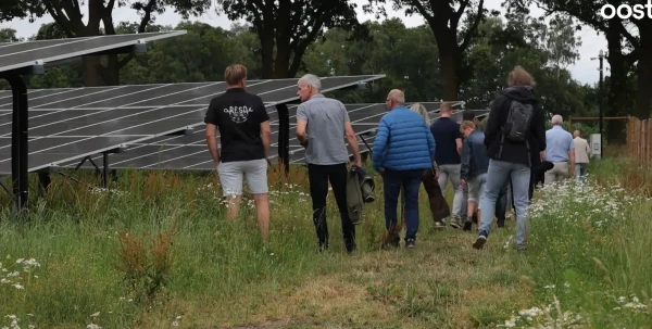 rondje om het zonnepark